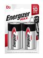 BLISTER 2 BATTERIE D MAX ALKALINE POWER