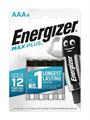 BLISTER 4 BATTERIE AAA MAX PLUS ALKALINE POWER