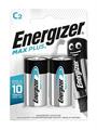 BLISTER 2 BATTERIE C MAX PLUS ALKALINE POWER